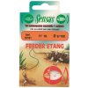 Sensas Feeder Etang 100 cm 0,12 mm 14 Monofil Háčik s nadväzcom 10 ks
