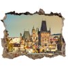 Fototapeta díra na zeď Most praha česká republika 95x64 cm