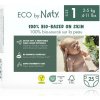 ECO by Naty Nappies Newborn Size 1 jednorazové EKO plienky 2-5 kg 25 ks
