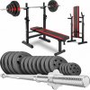 Hop-Sport Činkový set PREMIUM 99kg s lavicou HS-1080