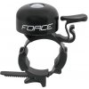 FORCE zvonček Fe/plast 22,2-31,8mm, čierny