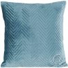 Zamatová obliečka na vankúš SOFIA 45x45 cm svetlomodrá