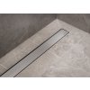 ESS Basic Drain - Univerzálny sprchový žľab 1200x72 mm, kompletná sada, kartáčovaná nerezová oceľ BD-120-FL-50/28