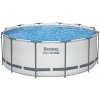 Bestway Bazén Bestway. Steel Pro MAX, set, 3,66 x1,22 m, rebrík, filtračné čerpadlo, f. vložka, kryt bazéna, opravná záplata