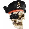 MystiCalls Dekorativní lebka „Prokletý Kapitán“, 10cm
