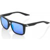 100% RENSHAW, Matte Black - HiPER Blue Multilayer Mirror Lens