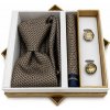 Elegantný pánsky set kravata, vreckovka a manžetové gombíky (Elegantný pánsky set kravata, vreckovka a manžetové gombíky)