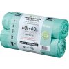 Lumax zaväzovacie zelené HDPE 60 l 2x10 ks 16 μm