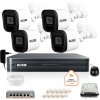 Základná súprava pre IP dohľad BCS 4x BCS-B-TIP12FR3(2.0) Kamera s 1TB HDD