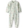 CARTER'S Overal na zips fleece Sleep & Play green Owl dievča