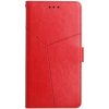 Peňaženkové puzdro Geometric Pattern case červené – Motorola Moto G54 5G / G54 5G Power Edition