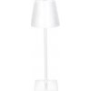 Solight WO69-W - LED stmievateľná nabíjateľná dotyková stolná lampa LUCCA LED/3,7V 2000 mAh biela WO69-W + záruka 3 roky zadarmo