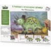 Créa Lign Dinosaury Kresliace šablóny