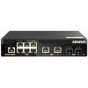 QNAP riadený switch QSW-M2106R-2S2T (6x 2,5GbE RJ45, 2x 10GbE RJ45, 2x 10GbE SFP+, malá šírka) QSW-M2106R-2S2T