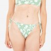 Roxy Tie Side Flower dámsky spodný diel plaviek kaki S