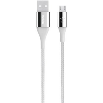 Belkin kabel F2CU051bt04-SLV USB-A 2.0 /micro-USB, 1,2m, stříbrný