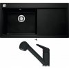 Franke MTG 611/2 onyx + Franke FC 9547.071 NOVARA PLUS onyx