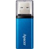 Apacer USB flash disk, USB USB 3.2 Gen1, 64GB, AH25C, modrý, AP64GAH25CU-1, USB A, s krytom