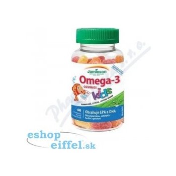 Jamieson Omega-3 Gummies Kids želatínové pastilky 60 od 13,99 € - Heureka.sk