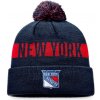 Kulich Fanatics Fundamental Beanie Cuff With Pom New York Rangers Senior