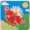 Bigjigs Toys Vkladacie puzzle životné cykly Motýľ