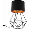 Light Home Stolná lampa Shade, 1x textilné tienidlo (výber zo 4 farieb), (výber z 3 farieb konštrukcie), g