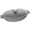 STAUB Kastrol oválný 23x17 cm/1l šedý 1332318