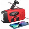 Solárne alebo kľukové rádio Powerbank baterka cestovná baterka 2000 mAh