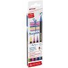 Sada popisovačov edding 1340/4S glitter, pastelové farby, vláknový hrot