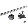 ZEBCO Kaprový set 3,9m/3Lbs+navijak BR10 000+silon