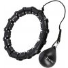 Masážní hula hoop HMS HHW02 se závažím černá