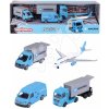 Autíčka prepravné MAERSK 4 Pieces Giftpack Majorette kovové 7,5 cm dĺžka sada 4 druhov v darčekovom balení