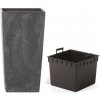 Prosperplast Kvetináč Urbi Square Beton Effect 40 cm antracit