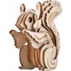 Woodcraft Dřevěné 3D puzzle Veverka
