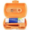 CURAPROX Kids travel set oranžový (1x zubná kefka, 2x medzizubná kefka CPS, 1x zubná pasta mäta 6+ 10 ml, 1x nálepka) 1x1 set