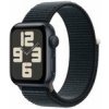 Apple Watch SE (2023) GPS 40mm Temne atramentové hliníkové telo - Temne atramentový prevliekací remienok / 130-200 mm