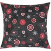 Bellatex Vianoce 55/121 vianočné ozdoby sivé 45 x 45 cm