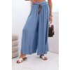 Fashionweek dámske viskózové nohavice so širokými nohavicami K81733 Jeans