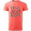 Horolezecké karabíny - Klasické pánske tričko vyššej gramáže - M ( Korálová )