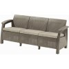 Keter Záhradný nábytok Keter Corfu love seat max trojsedačková pohovka cappuccino PE610349