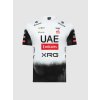 PISSEI Cyklistické tričko s krátkym rukávom - UAE TEAM EMIRATES 2025 - biela/čierna