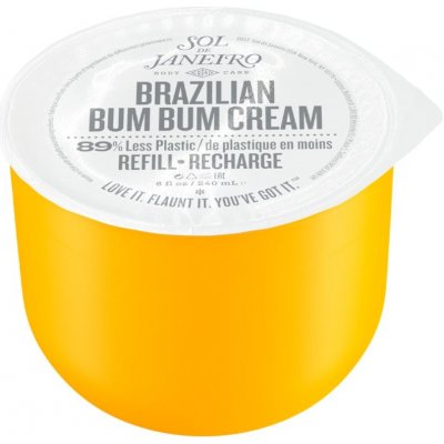 Sol de Janeiro Brazilian Bum Bum Cream spevňujúci a vyhladzujúci krém na zadok a boky náhradná náplň 240 ml