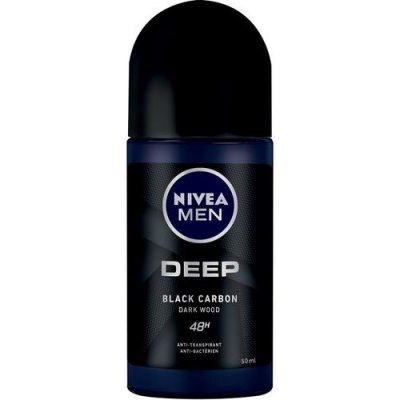 Nivea men Deep black carbon pánsky gulôčkový Anti-Transpirant 50 ml