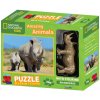3D Puzzle Nosorožec 100 dílků + figurka nosorožce