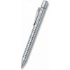 Guľôčkové pero Faber-Castell Grip 2011 XB, výber farieb strieborná -
