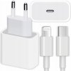 Nabíjačka Lewer Apple Lightning, USB typ C pre Apple 2400 mA 20 V biela