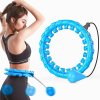 Hula hop s výstupkami GFY Sport 50 cm, modrý