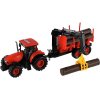 Teddies Traktor Zetor s vlekom a nákladným ramenom na zotrvačník 8592190863012