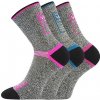 SPECTRA športové ponožky zosilnené chodidlo Voxx Mix farieb 35-38 3 páry