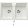 Blanco LEXA 8 biela 524964 + Blanco MIDA-S chróm 521454